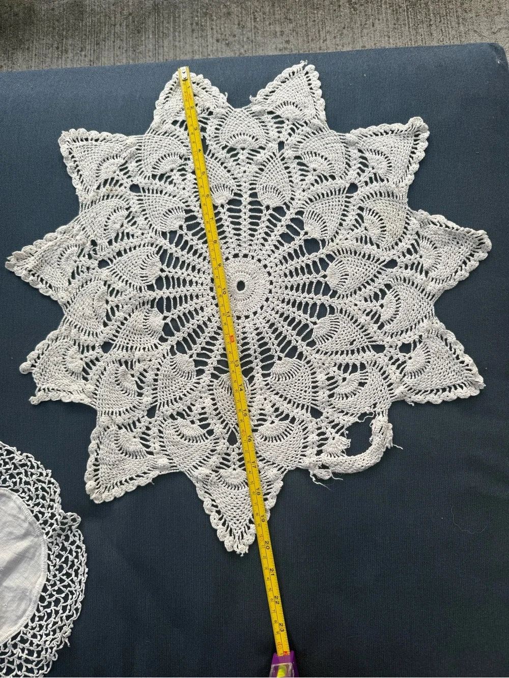 Handmade set doilies
